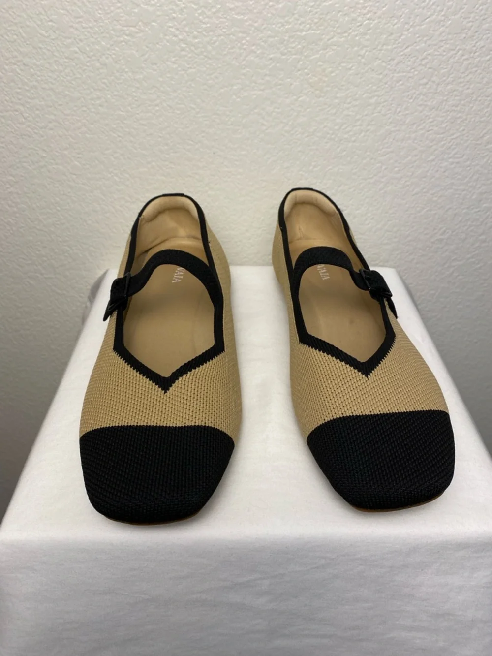 NWOT Vivaia Square-Toe Mary Janes (Margot Mary Jane) Size 39.5 - Picture 3 of 11